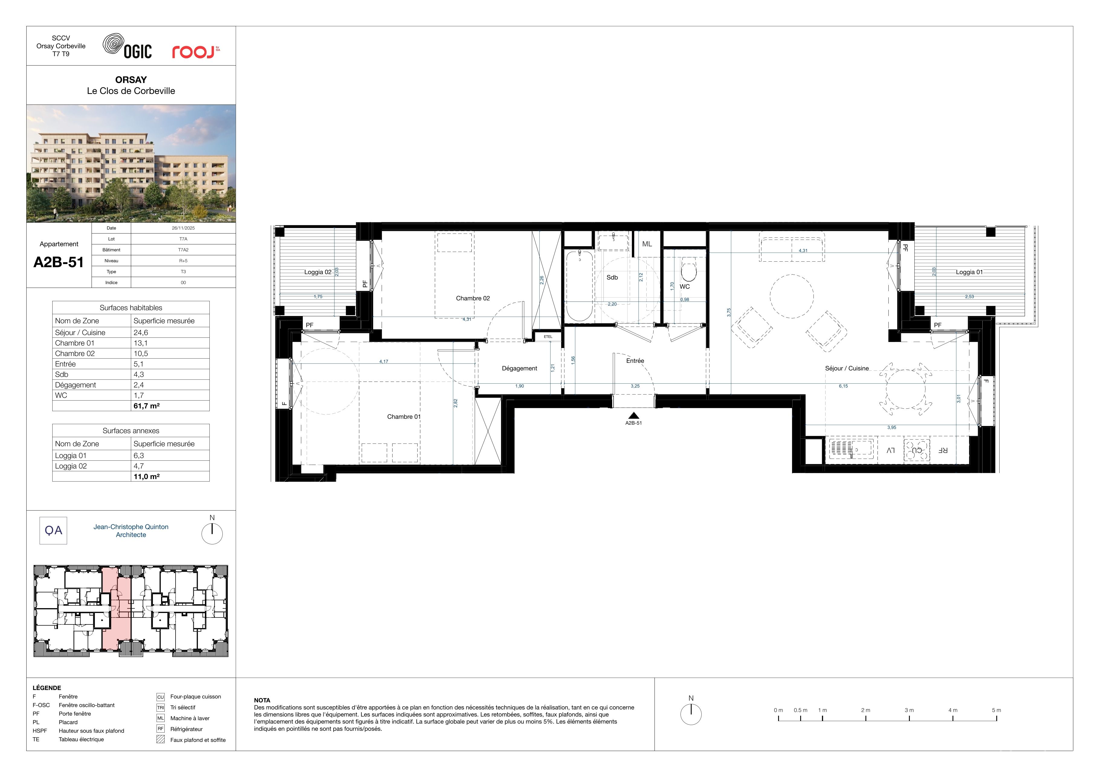 LE CLOS DE CORBEVILLE - T3