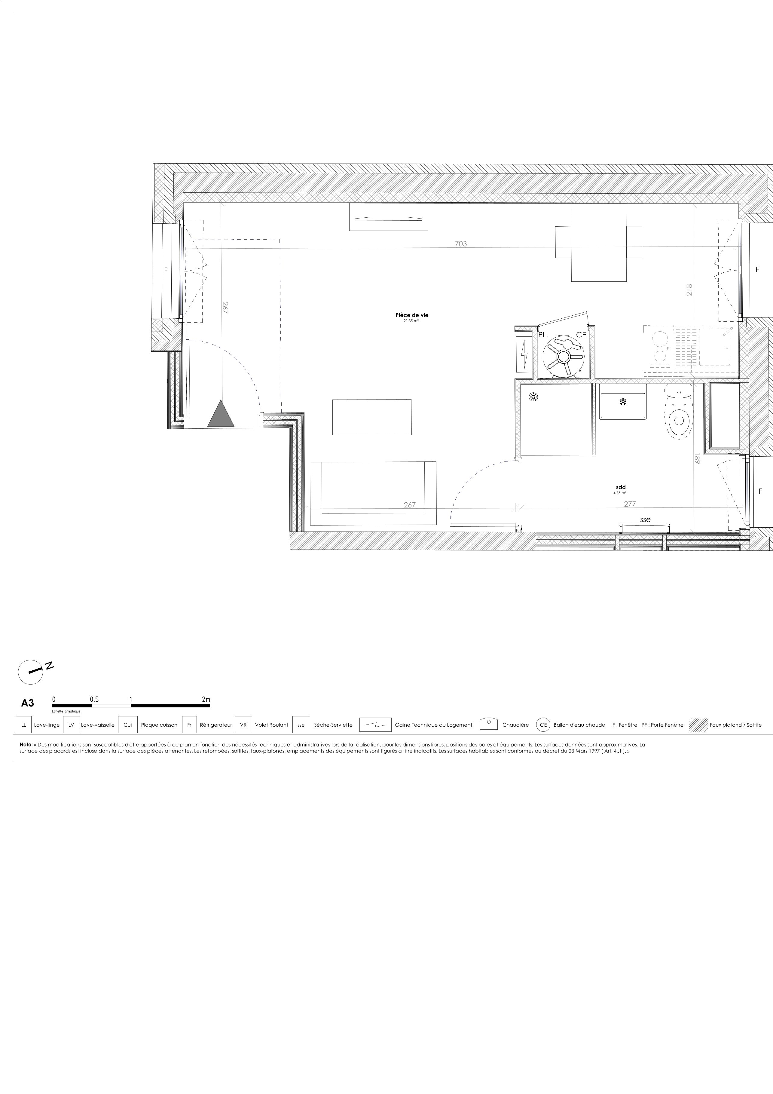 Plan du lot F101
