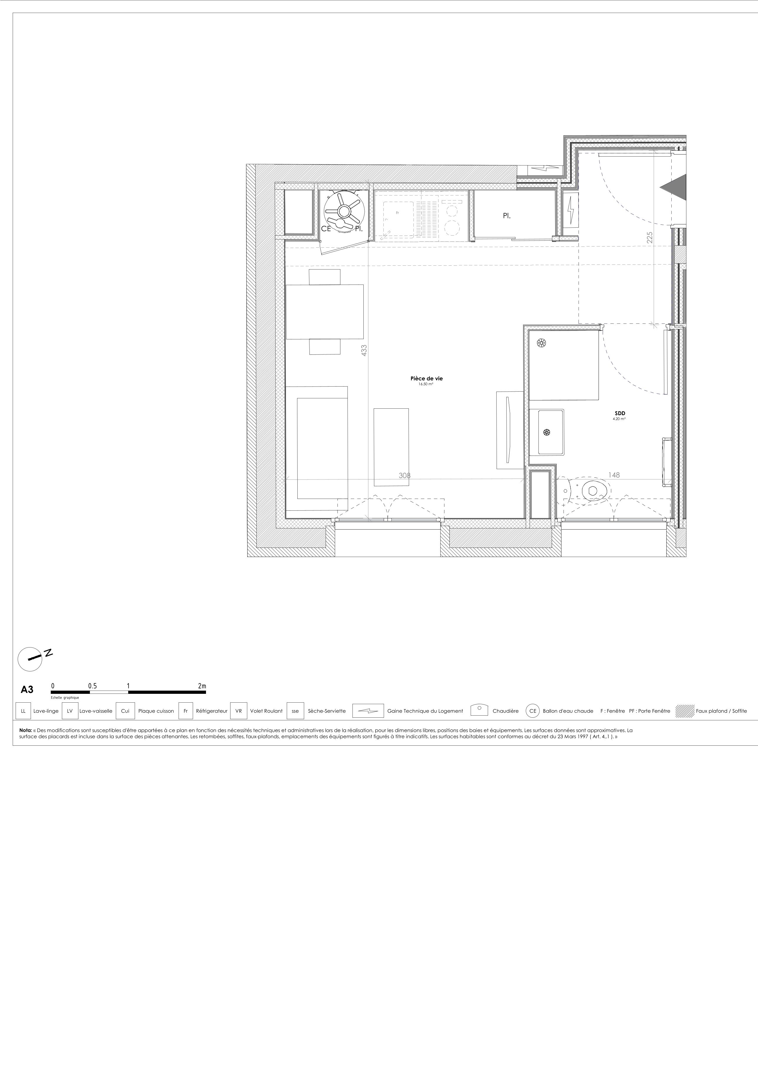 Plan du lot F104