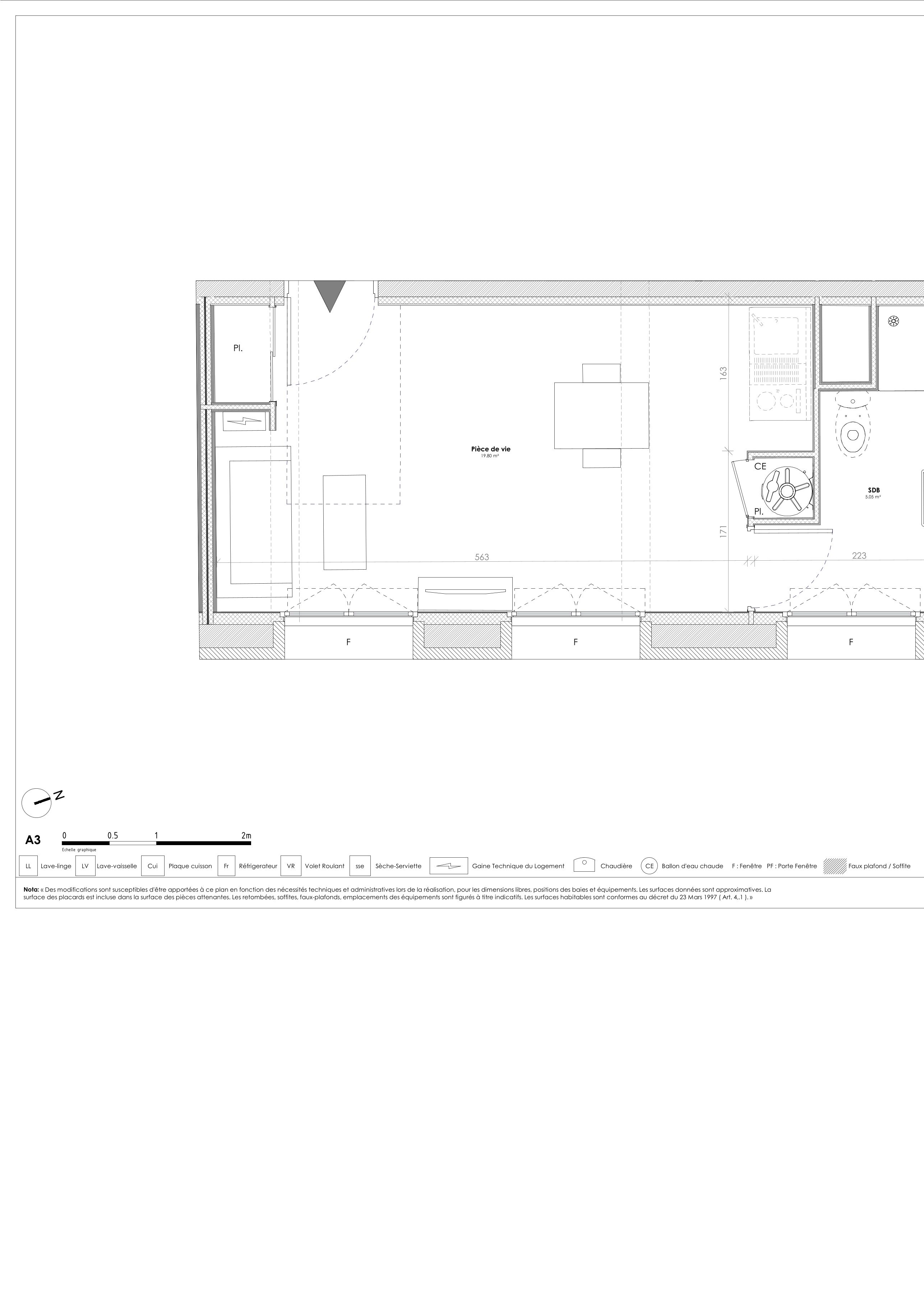 Plan du lot F202