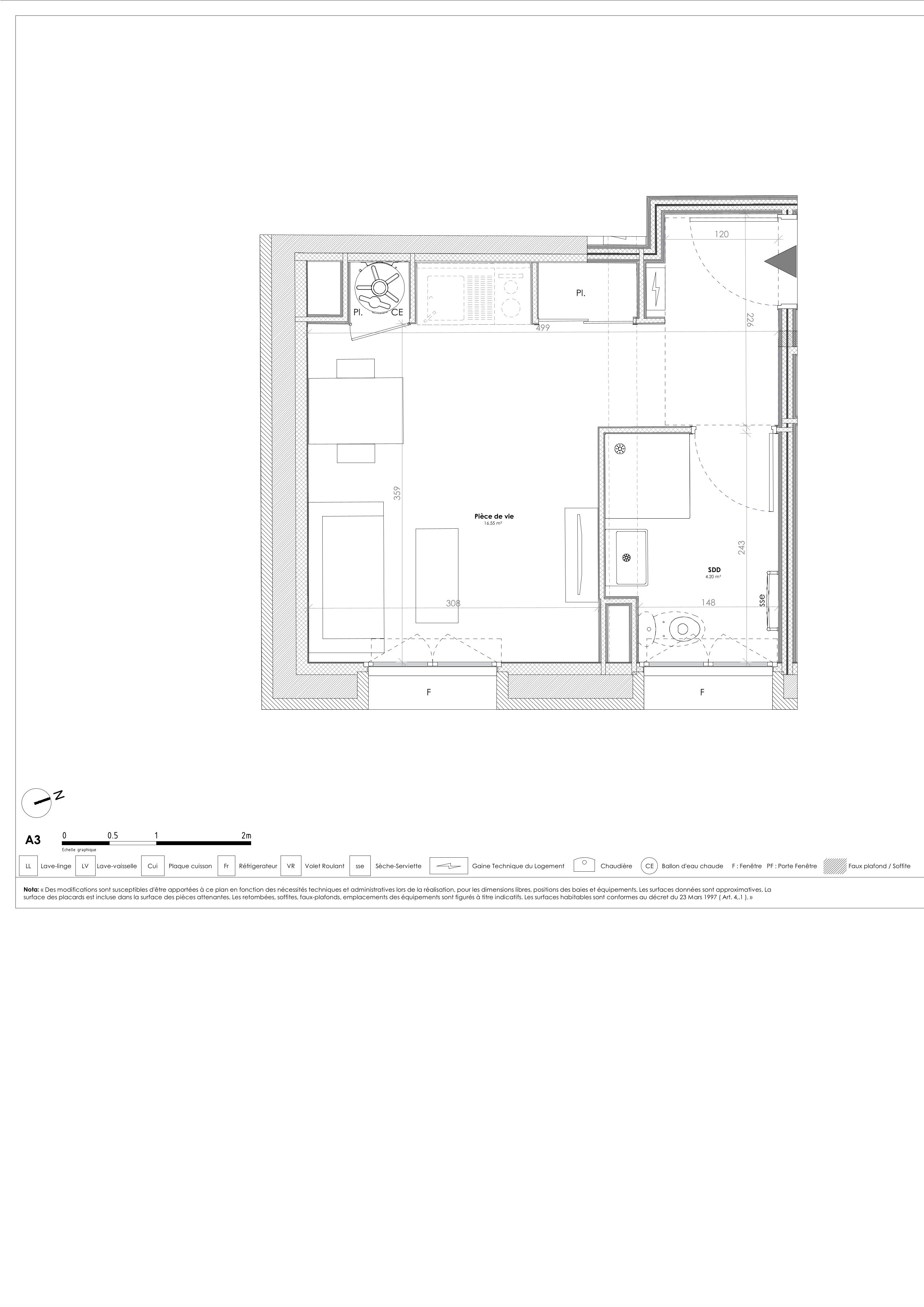 Plan du lot F204