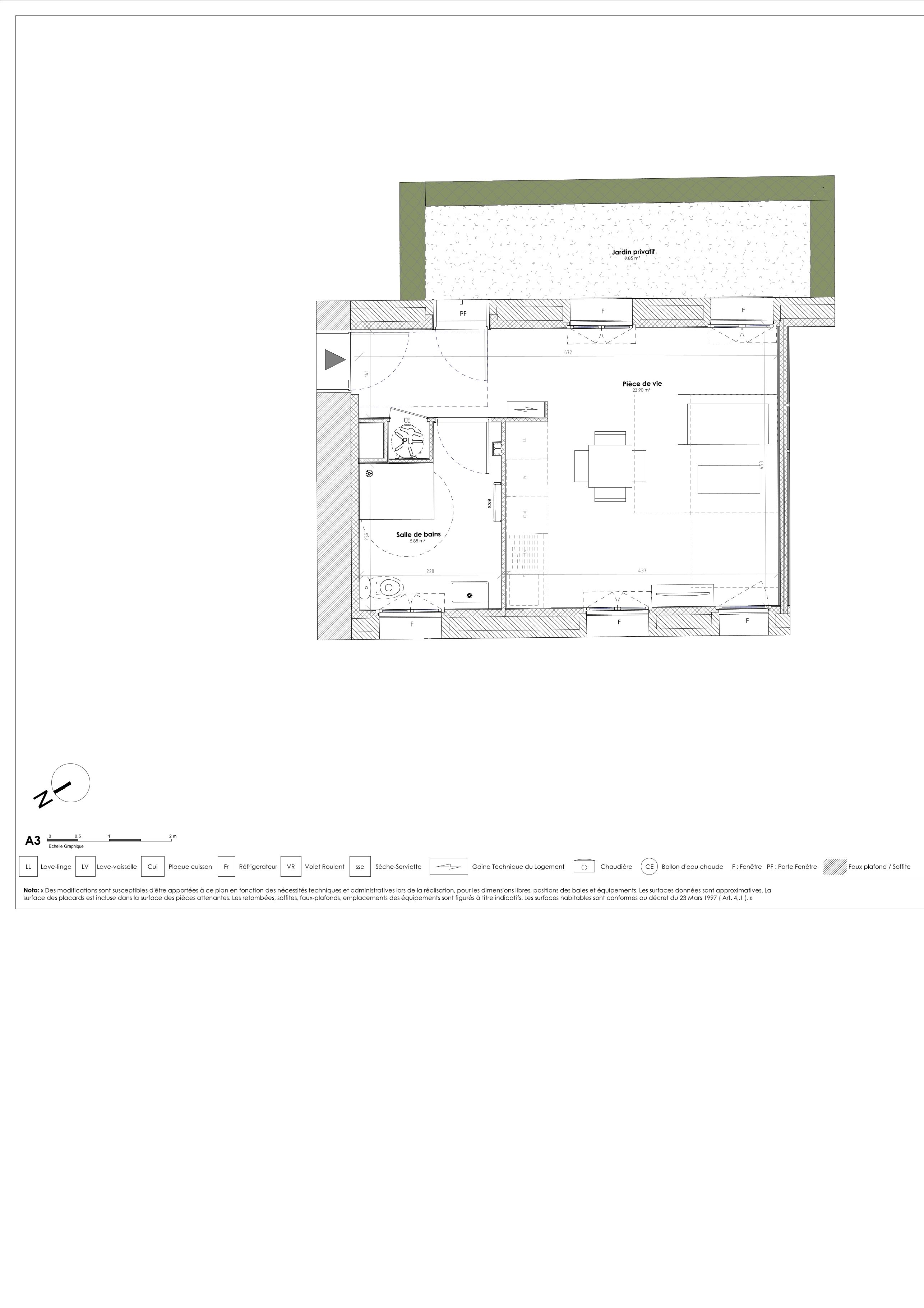 Plan du lot J001