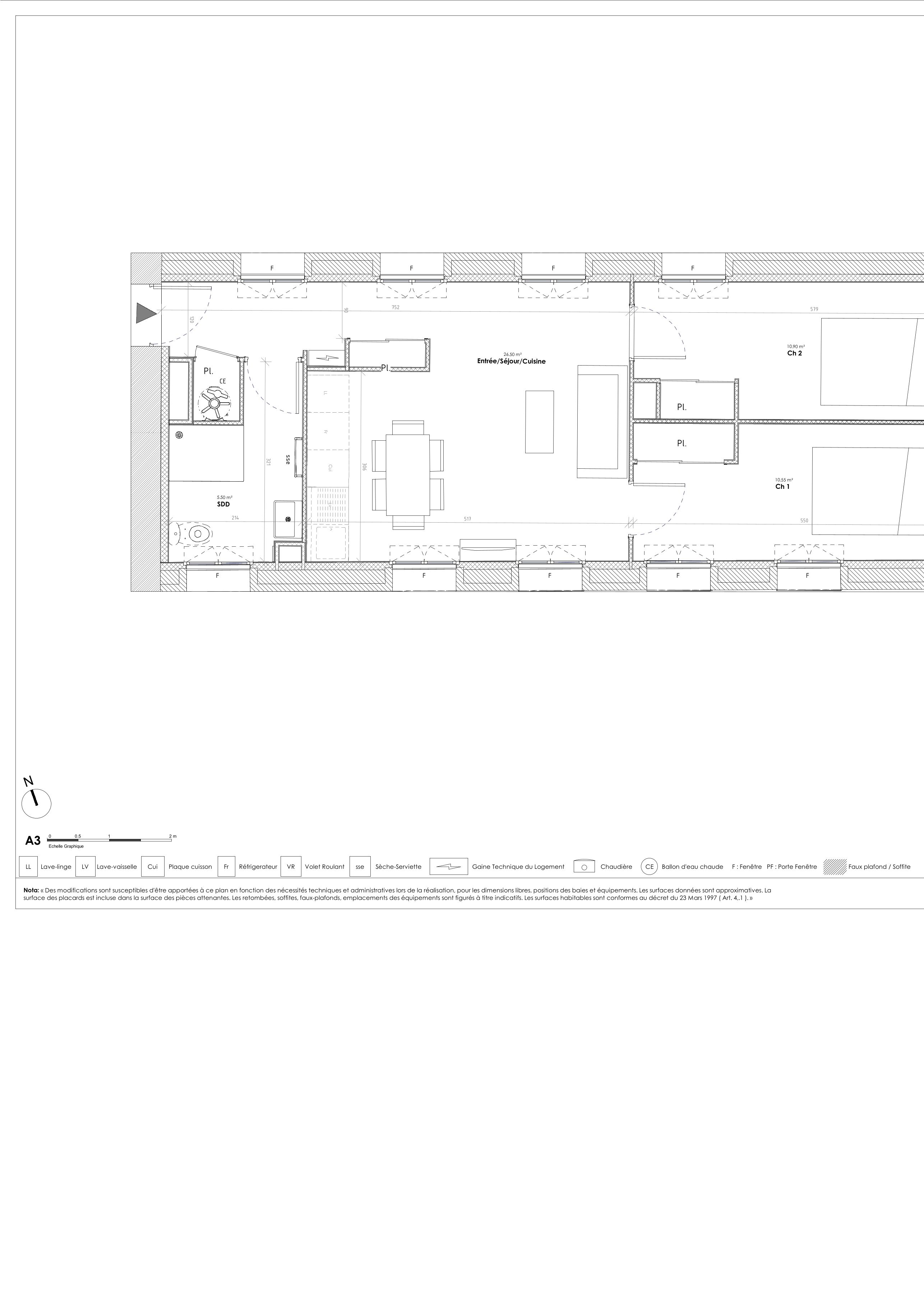 Plan du lot J201