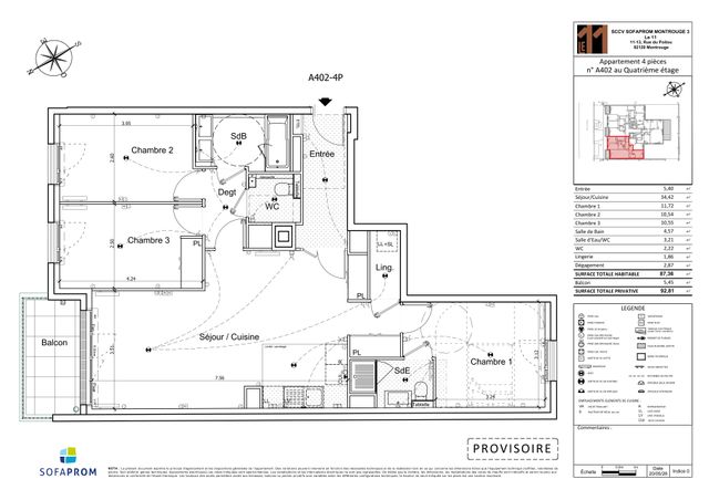 Plan lokalu A402