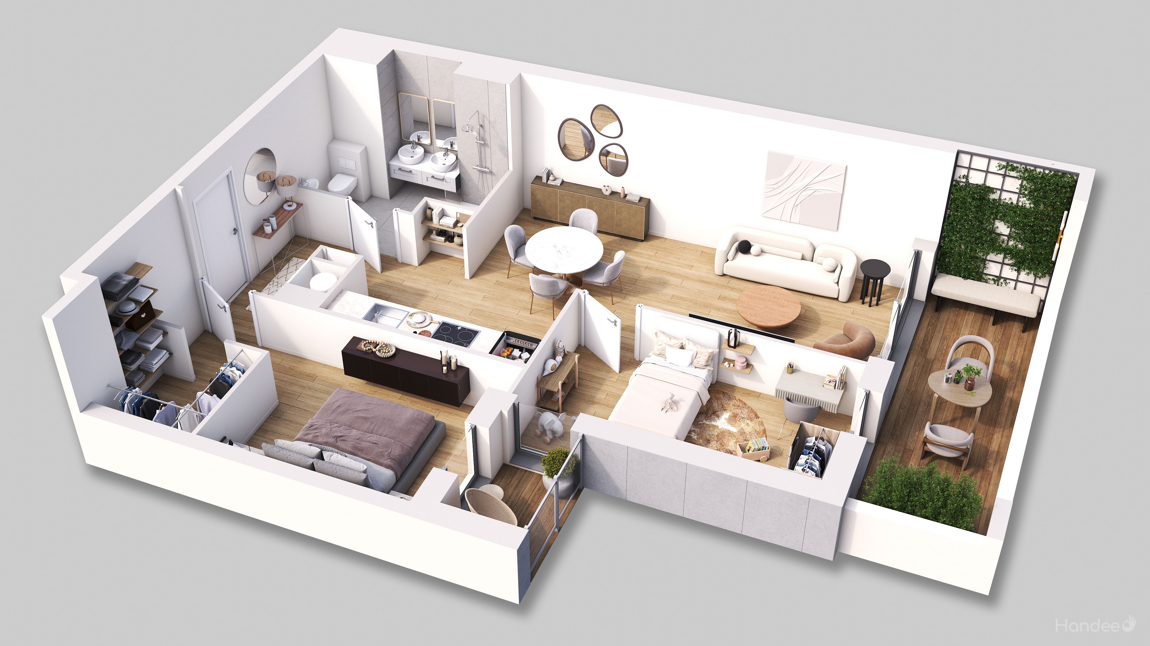 prélude plan 3D T3 05