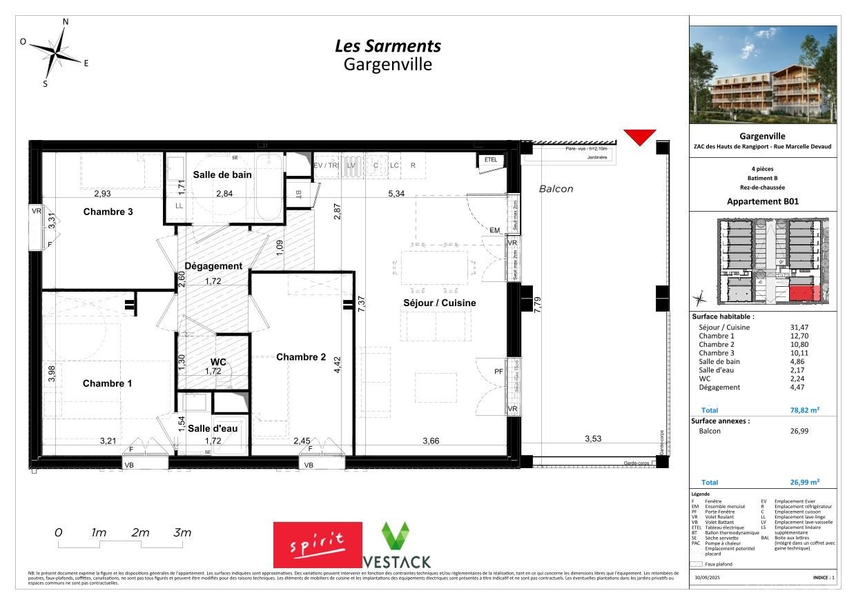 LES SARMENTS - T4