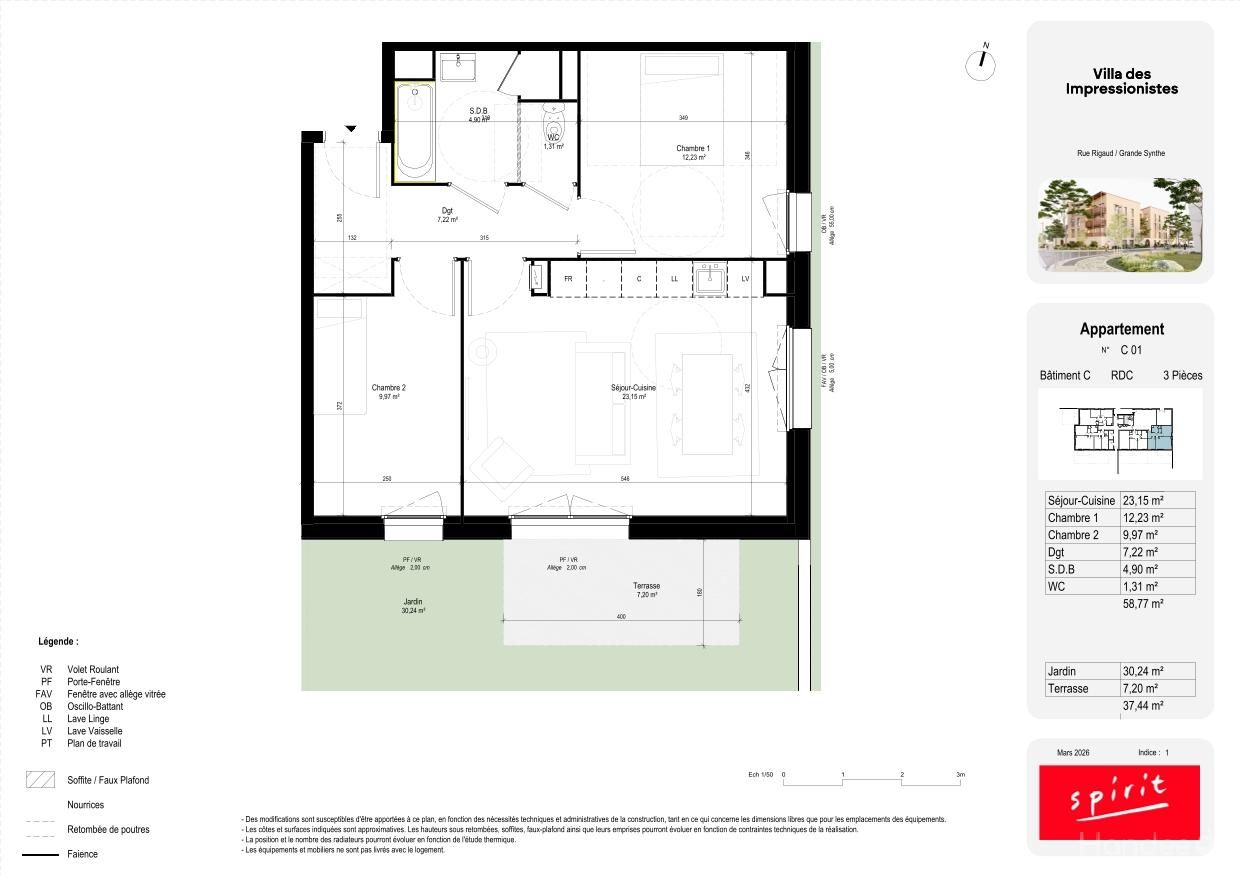 VILLA DES IMPRESSIONNISTES - T3