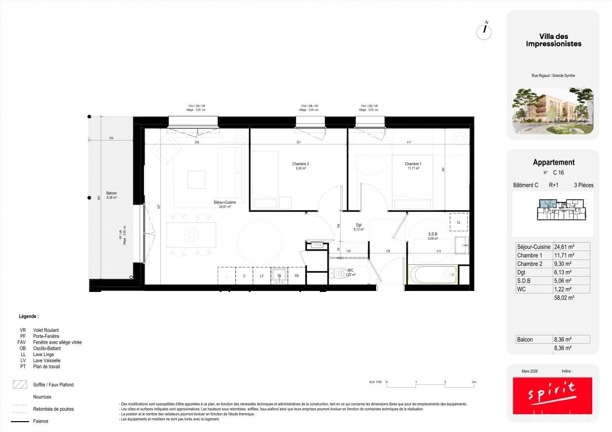 VILLA DES IMPRESSIONNISTES - T3