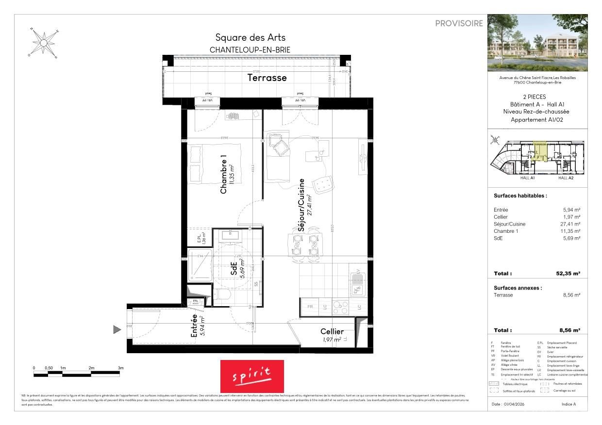 SQUARE DES ARTS - T2