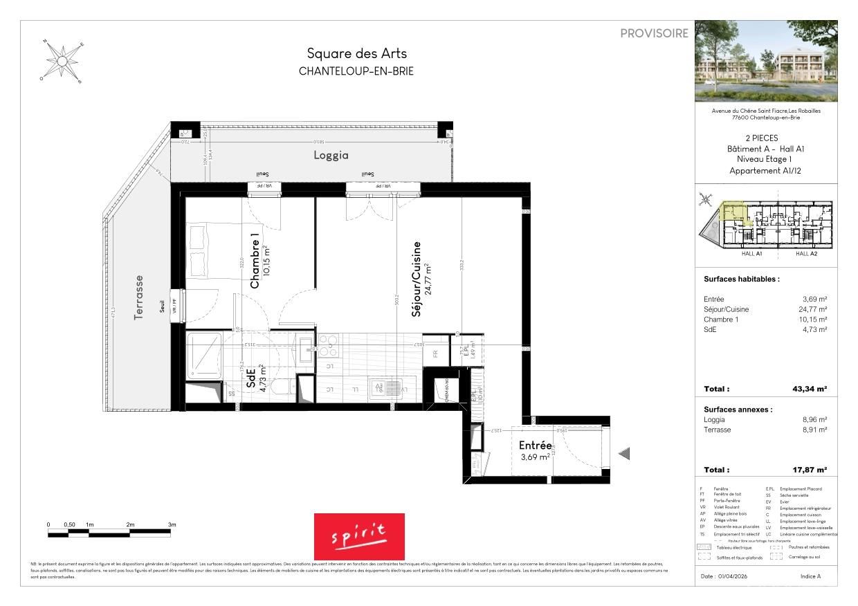 SQUARE DES ARTS - T2