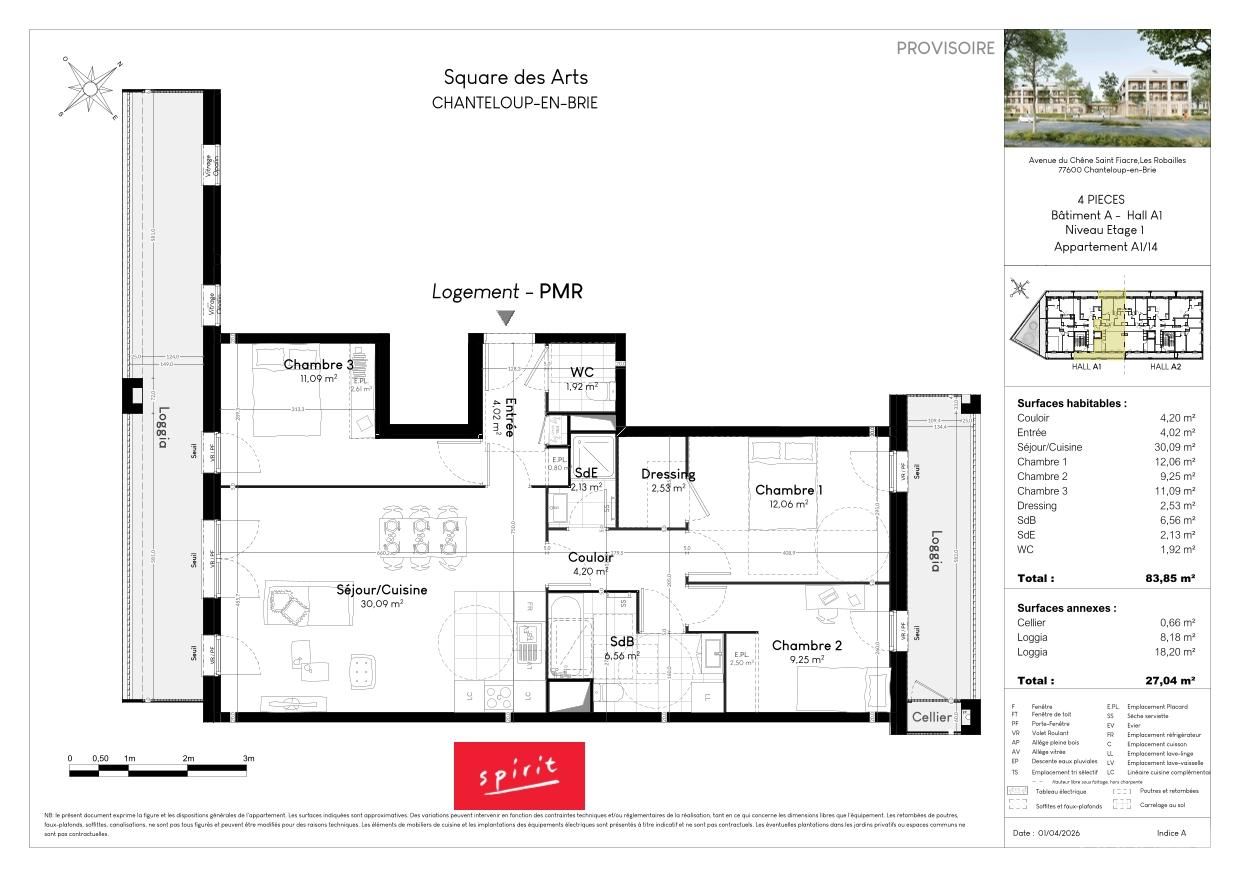 SQUARE DES ARTS - T4