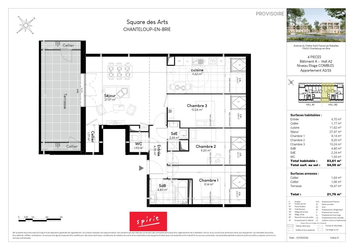 SQUARE DES ARTS - T4