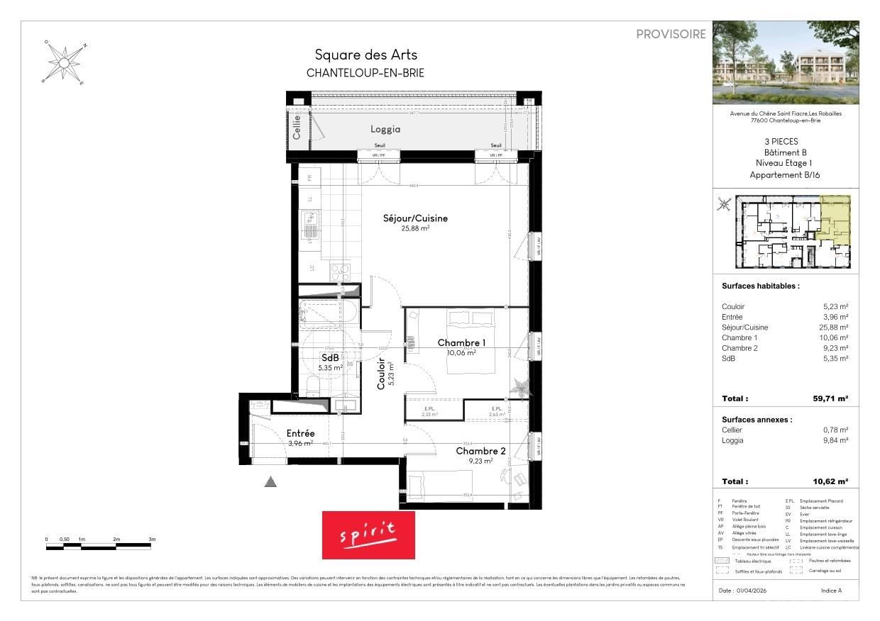 SQUARE DES ARTS - T3