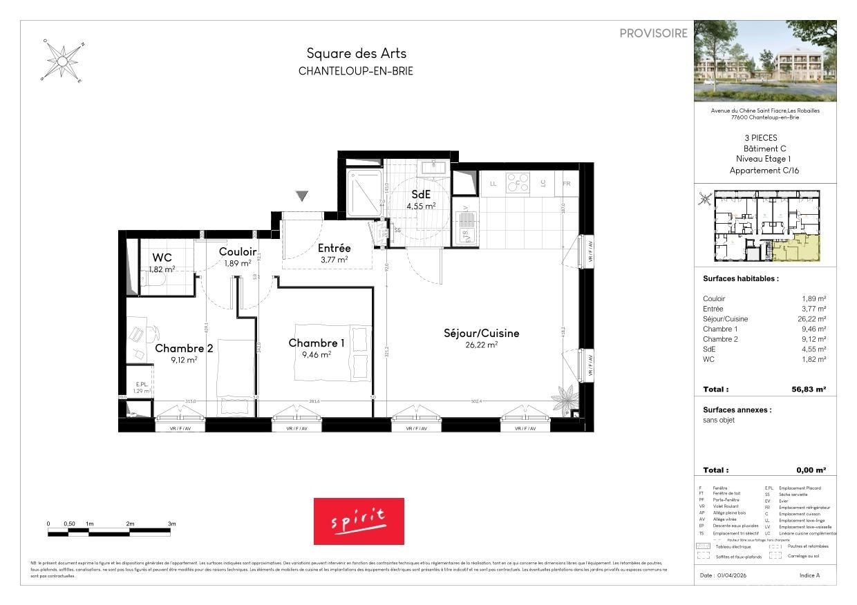 SQUARE DES ARTS - T3