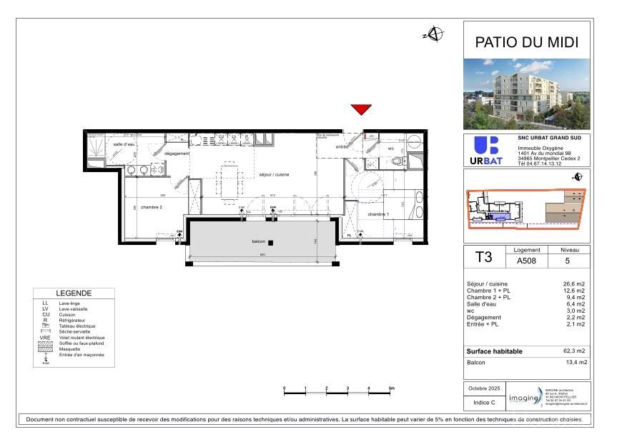 LE PATIO DU MIDI - T3