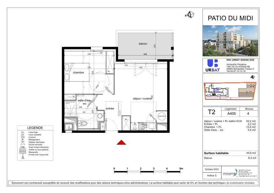 LE PATIO DU MIDI - T2