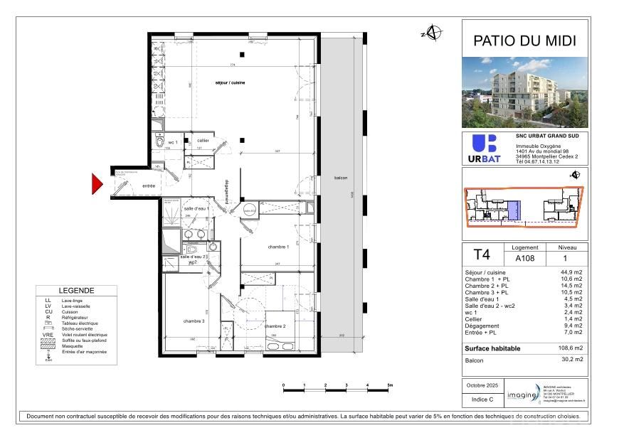 LE PATIO DU MIDI - T4