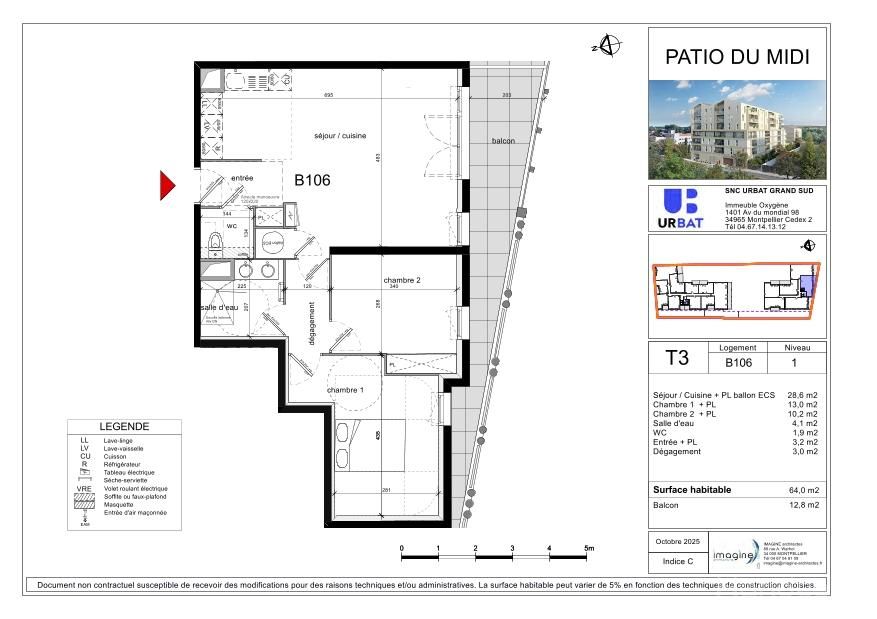 LE PATIO DU MIDI - T3