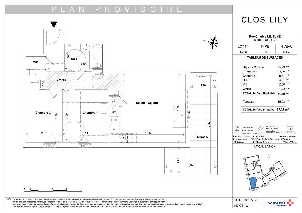 CLOS LILY - T3