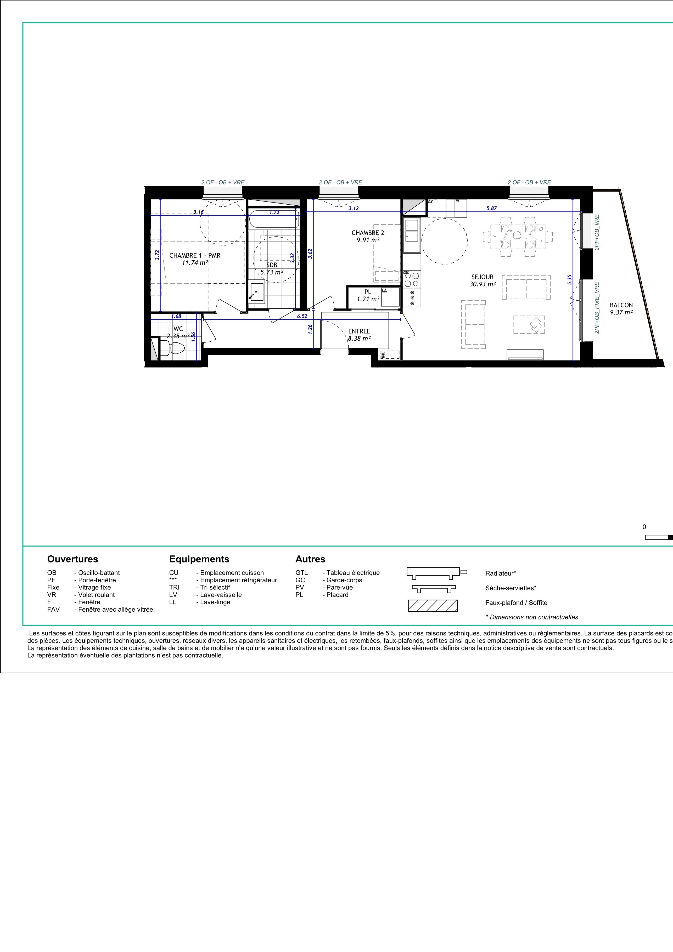 Plan du lot LD204