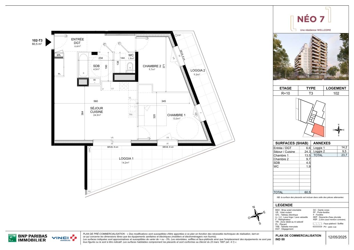 Plan du logement