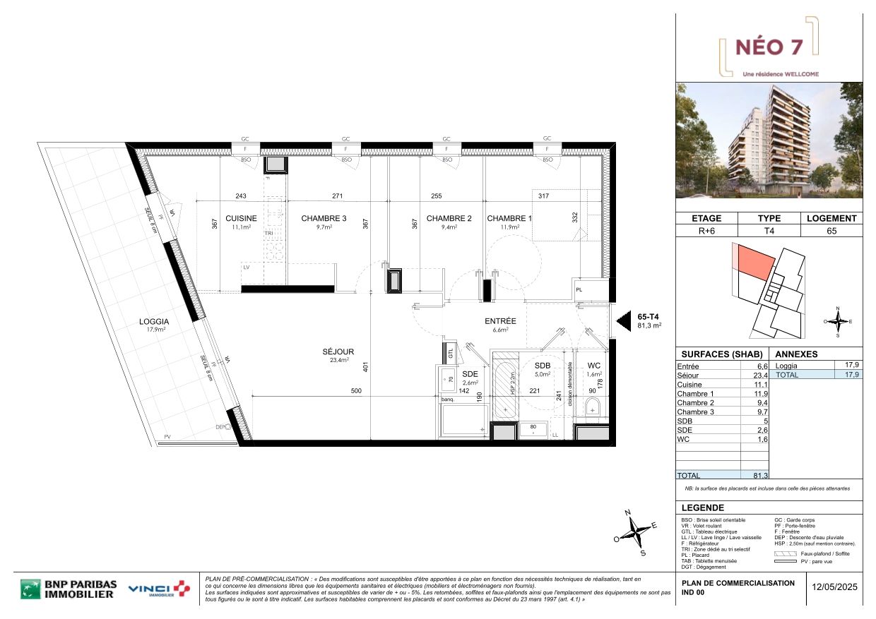 Plan du logement