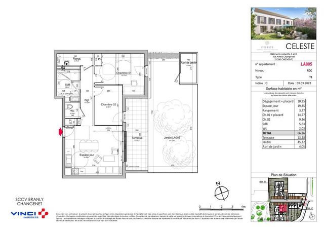 Plan lokalu LA005