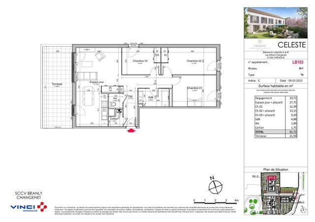 Plan lokalu LB103