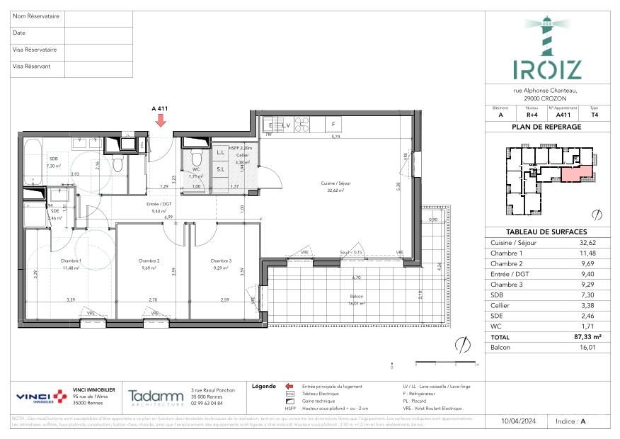 Plan du logement
