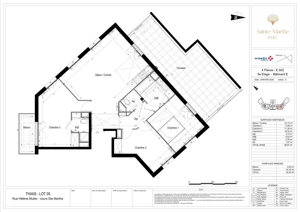 SAINTE-MARTHE PARC - T4