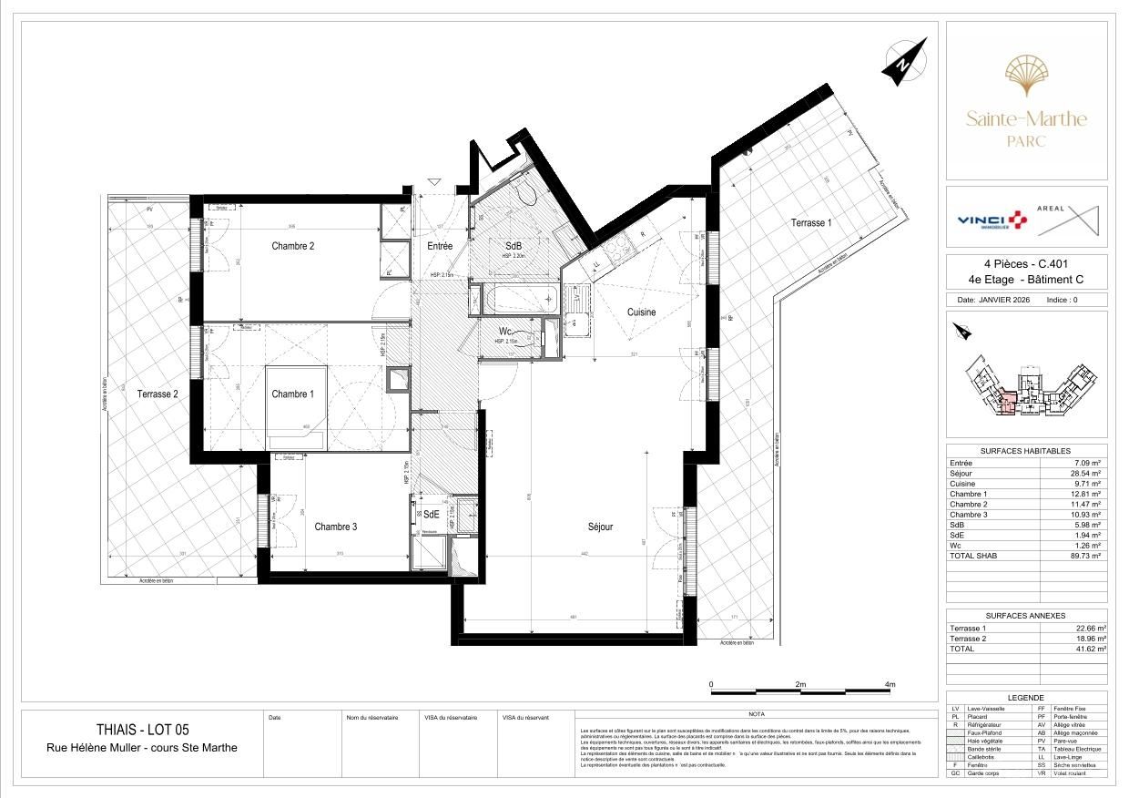 SAINTE-MARTHE PARC - T4