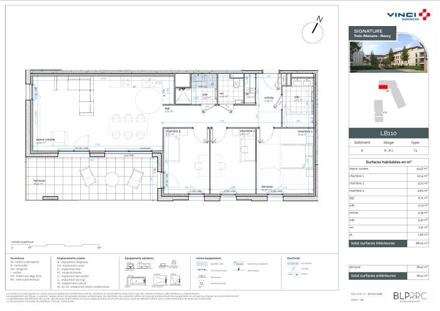 SIGNATURE - TROIS MAISONS - T4
