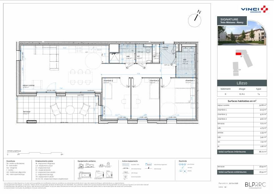 SIGNATURE - TROIS MAISONS - T4