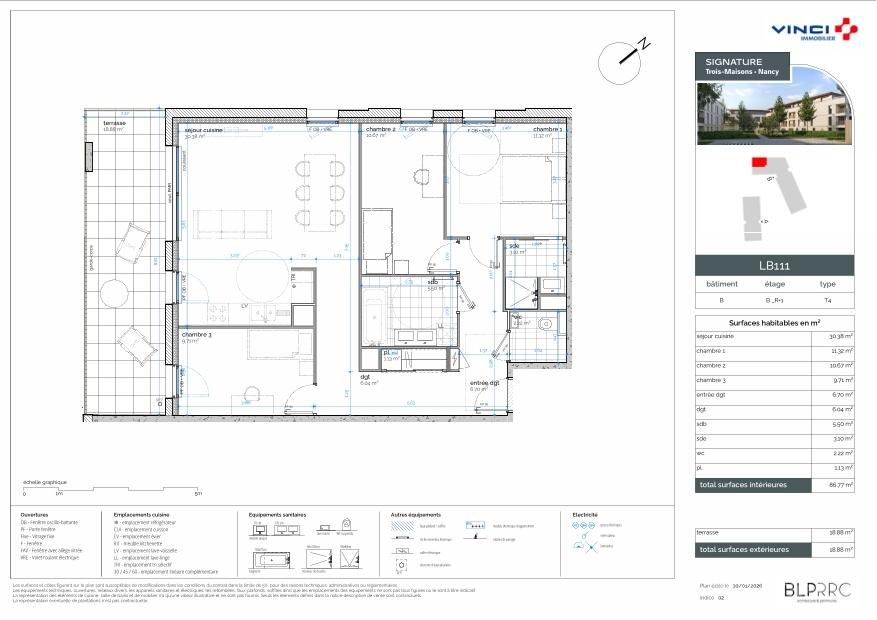 SIGNATURE - TROIS MAISONS - T4