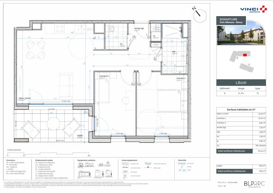 SIGNATURE - TROIS MAISONS - T3