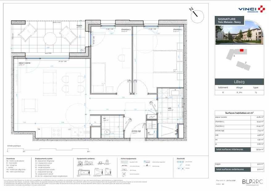 SIGNATURE - TROIS MAISONS - T3