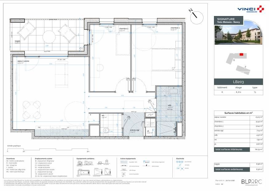 SIGNATURE - TROIS MAISONS - T3