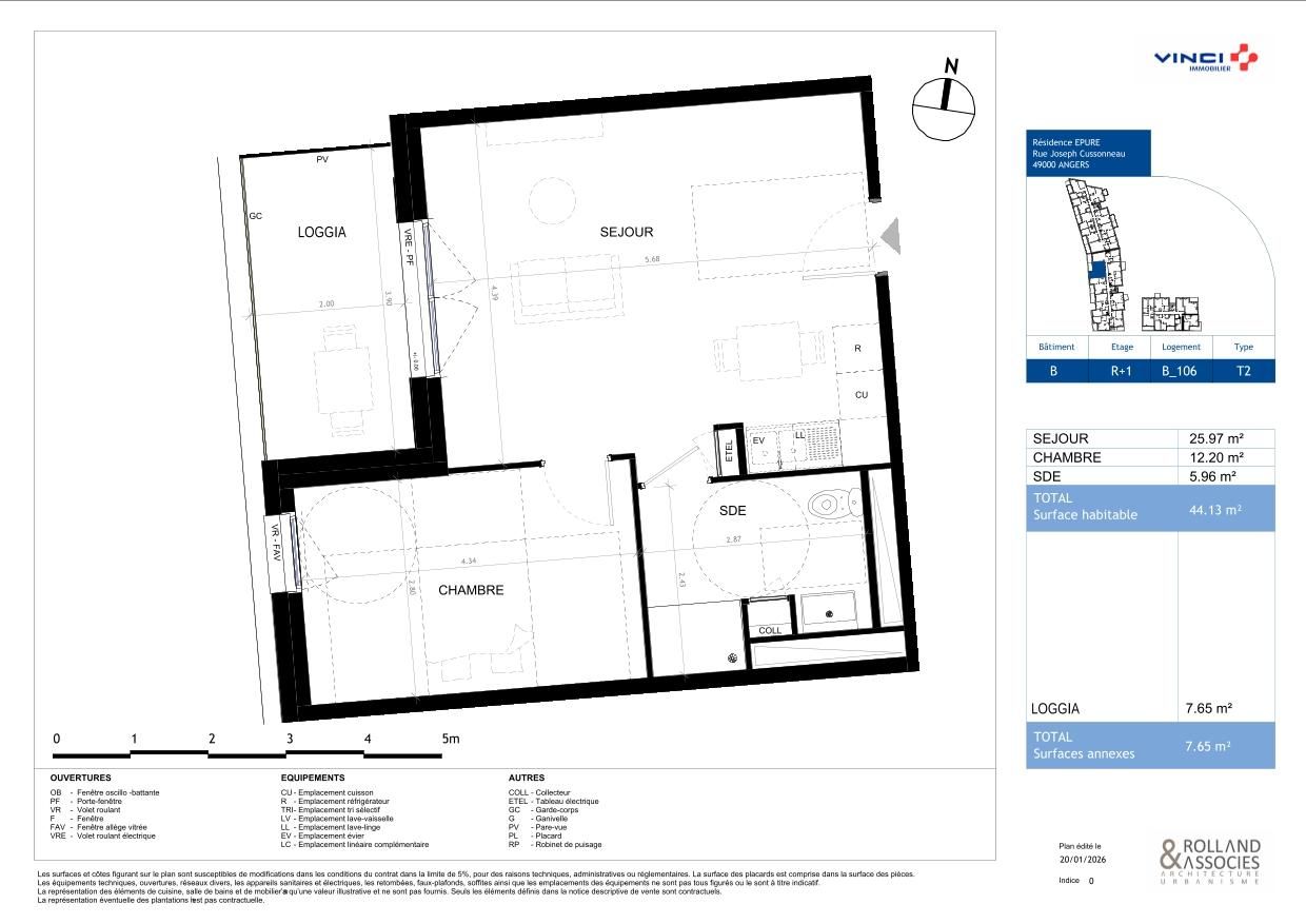 EPURE - QUARTIER MONTAIGNE - T2