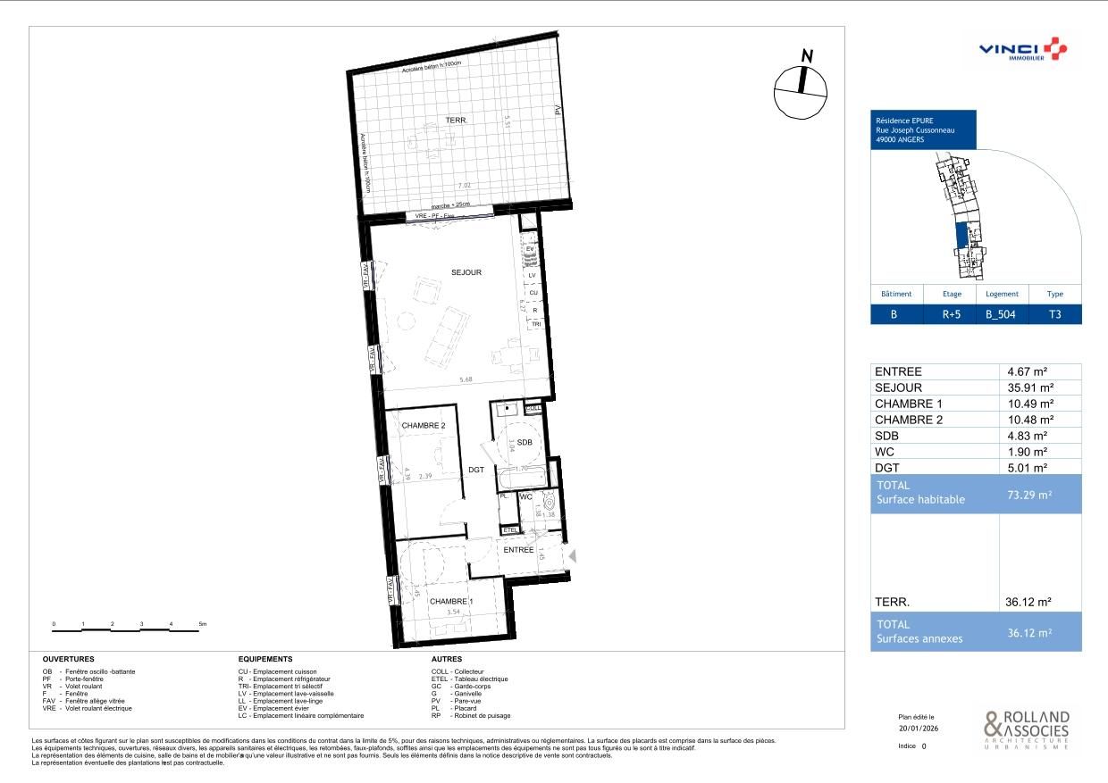 Plan du logement