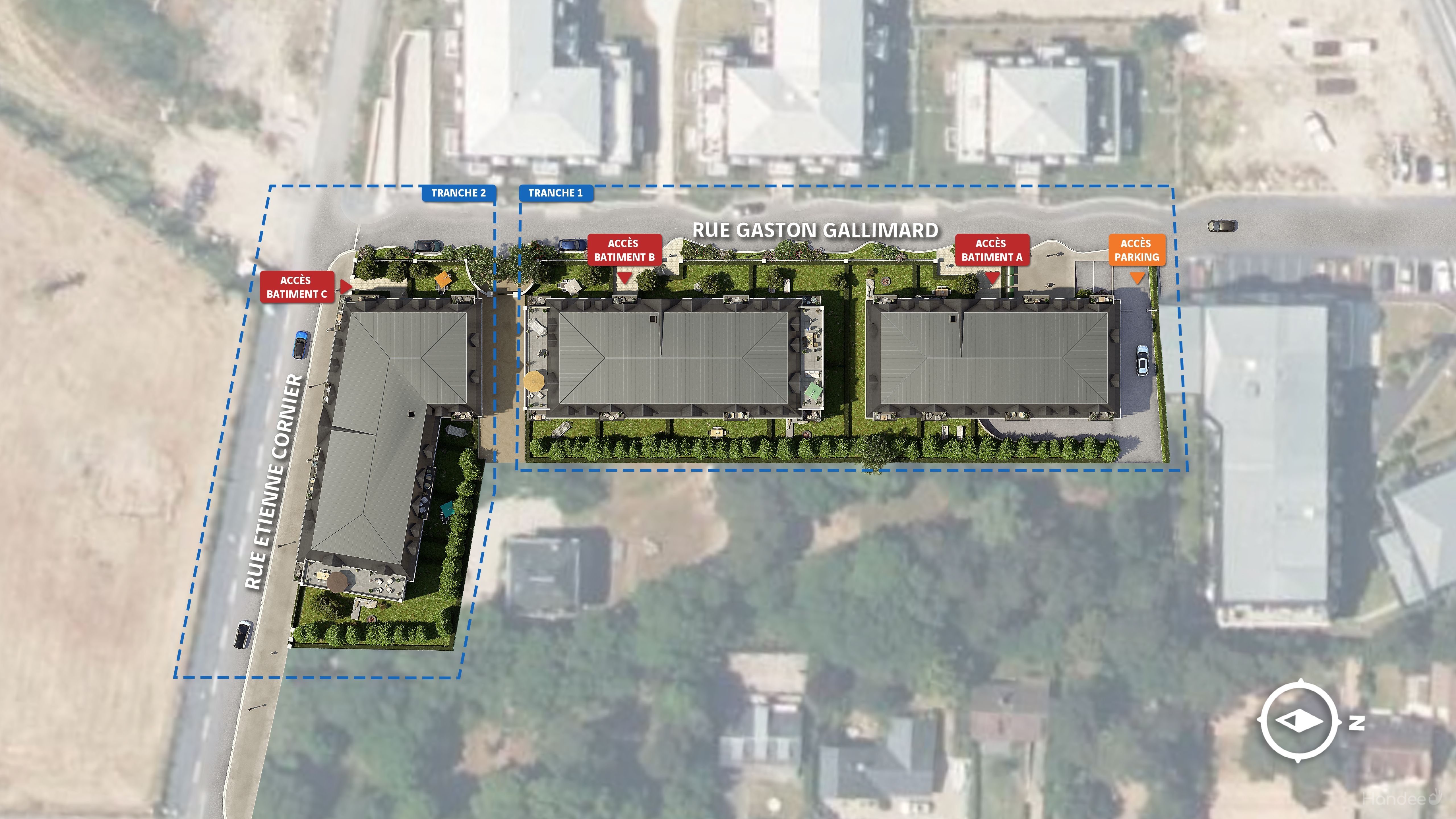 Vinci - Benerville - Plan masse