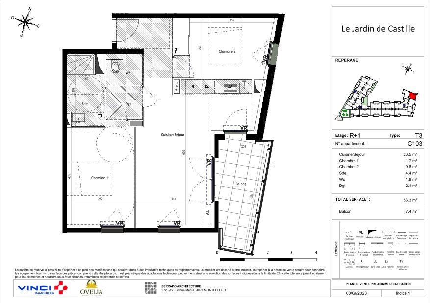 LE JARDIN DE CASTILLE - T3