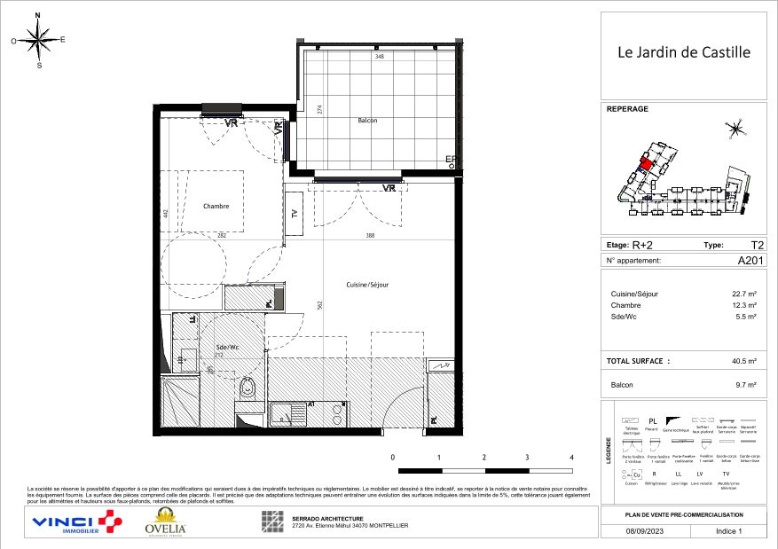 LE JARDIN DE CASTILLE - T2
