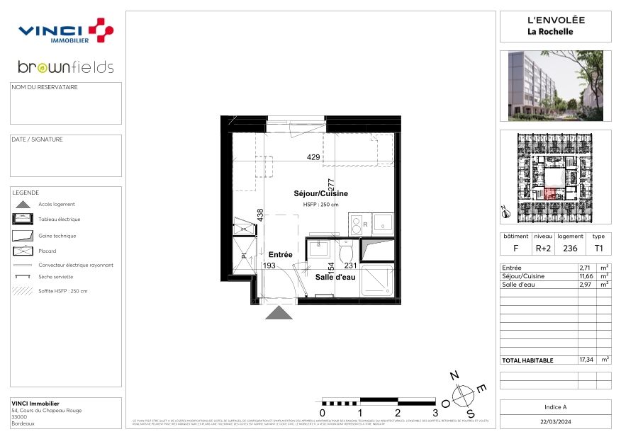 Plan du lot FE236