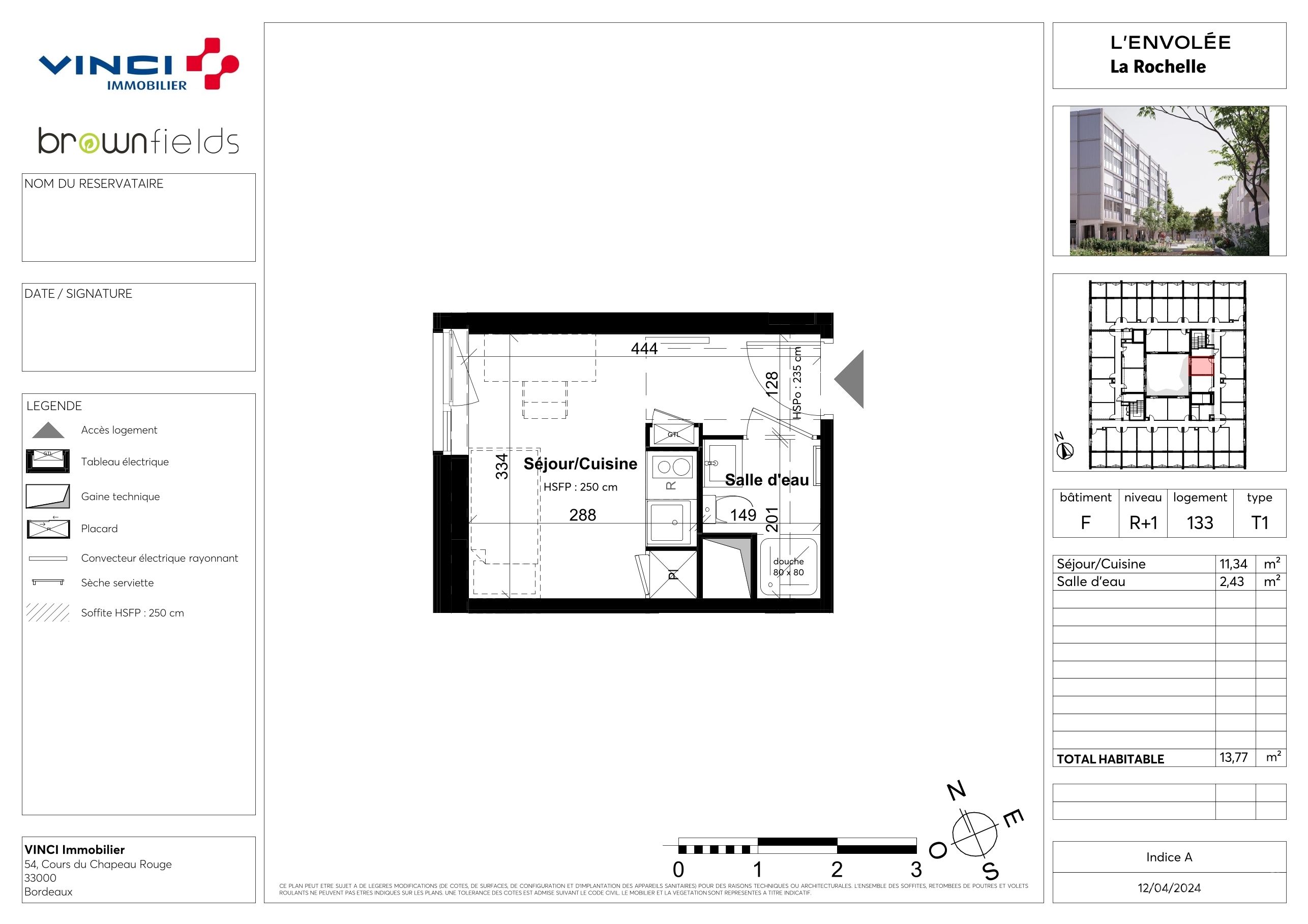Plan du lot FE133