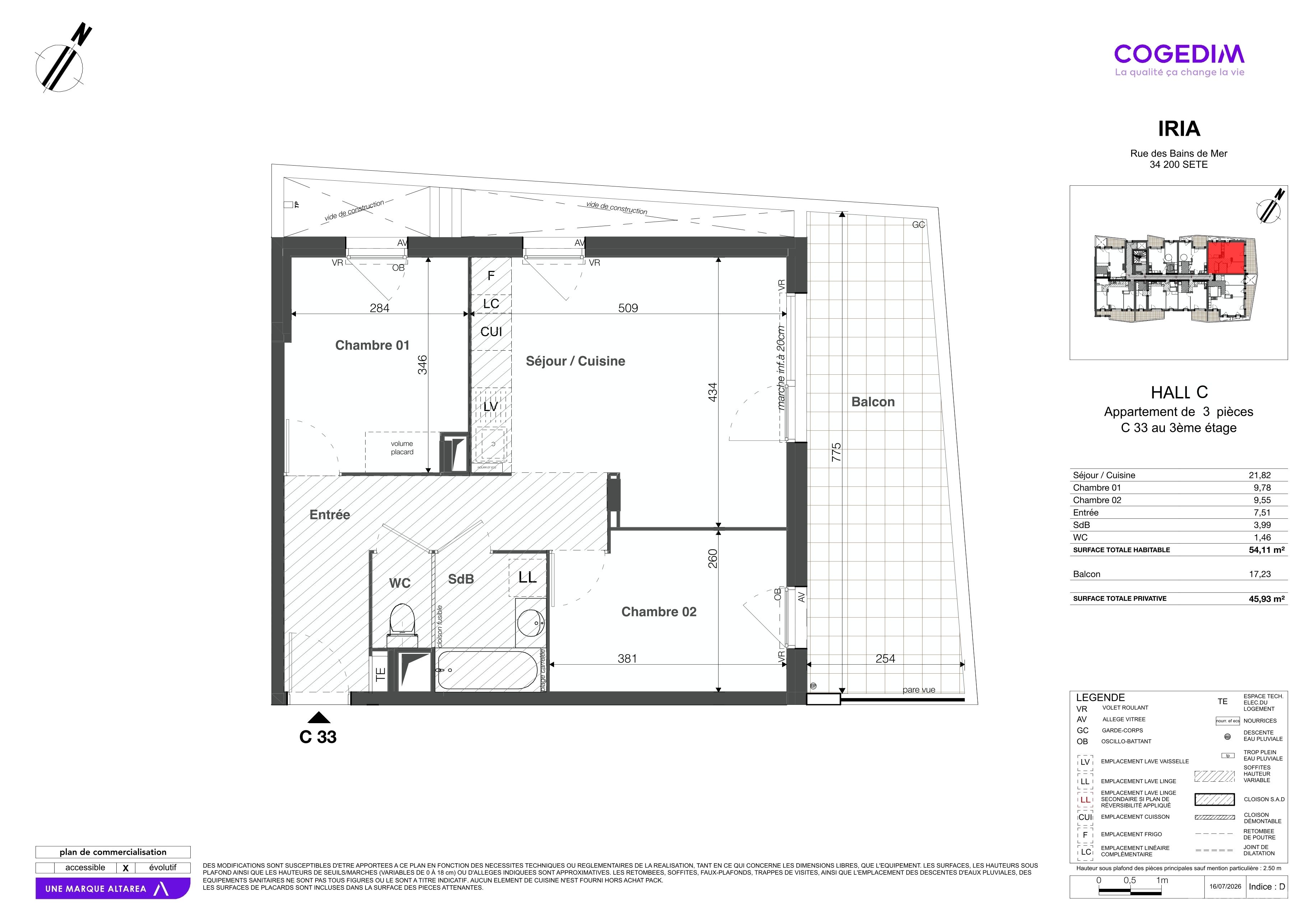 Planul lotului C33-PM